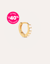 Cleo M Gold Hoop Single Earring