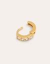 Boucle D’oreille à L’unité Créole Cleo S Plaqué Or