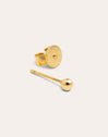 Dots 3mm Gold Single Earring