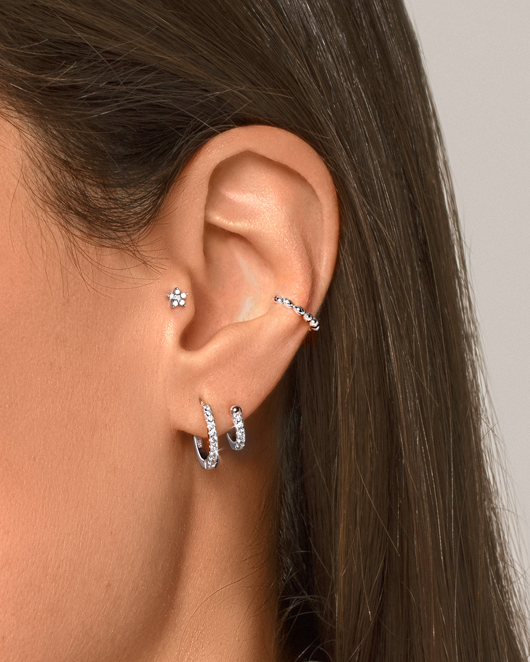 Pendientes Aro Cleo L Plata