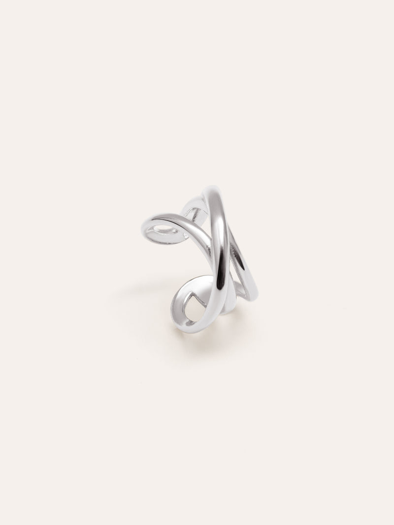  Triple Cross Ear Cuff Einzelner Ohrring