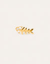 Pendiente Suelto Fishbone Spark Baño Oro
