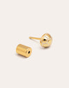 Football Gold Single Earring 