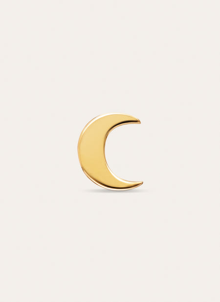 Brinco Solto Moon Aço Banhado a Ouro