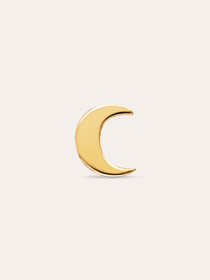 Brinco Solto Moon Aço Banhado a Ouro