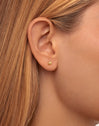 Pebble Gold Single Earring 