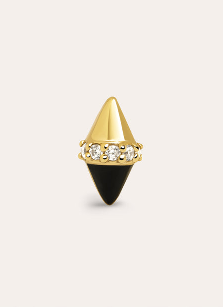 Spike Gold Single Earring