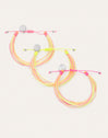 Pack 3 Pulseras Amanecer Acero