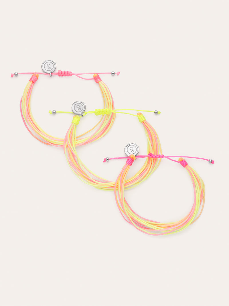 Pack 3 Pulseras Amanecer Acero
