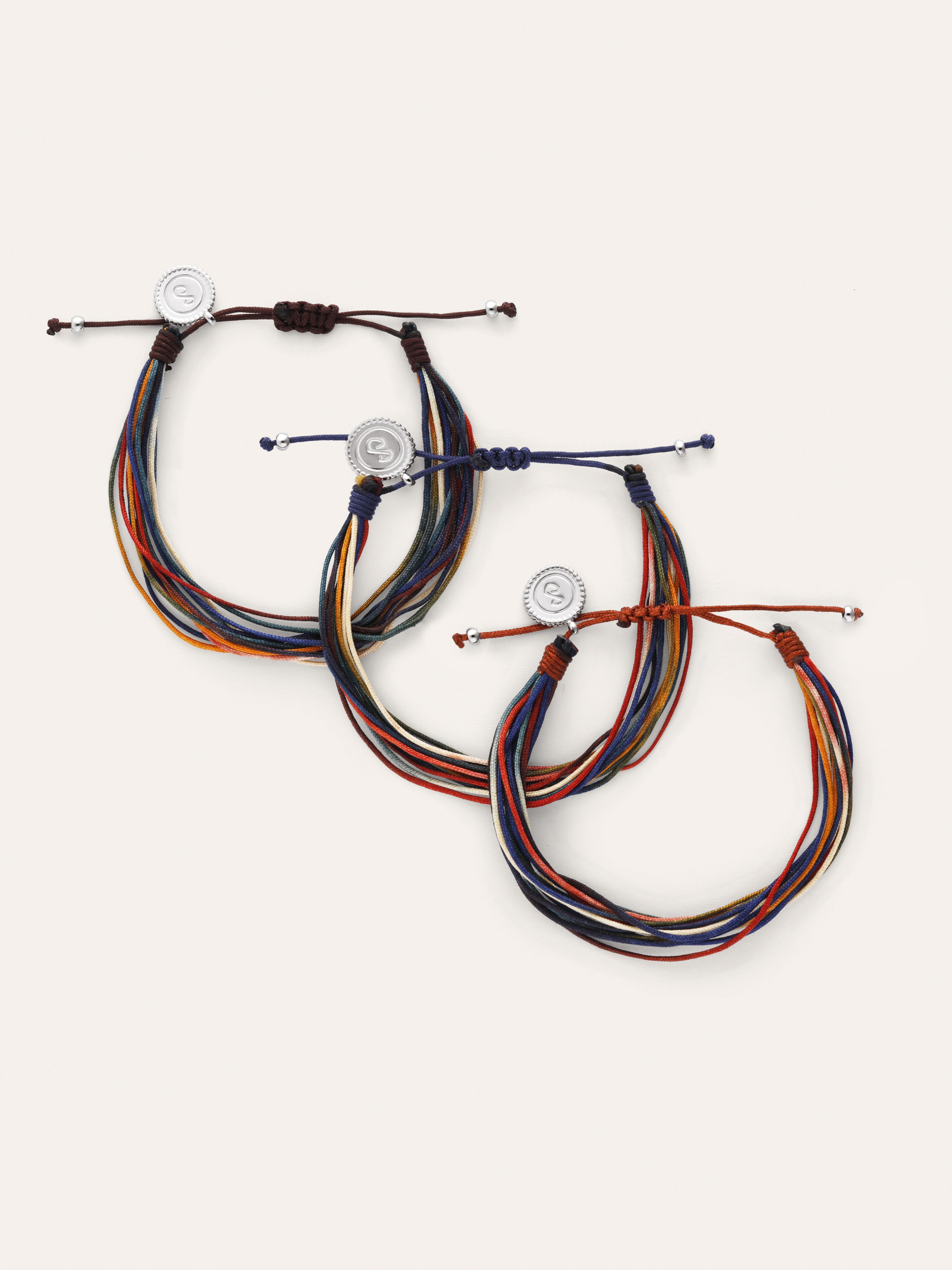 3er-Pack Bruma Rainbow Armbänder Stahl, ohne Bad