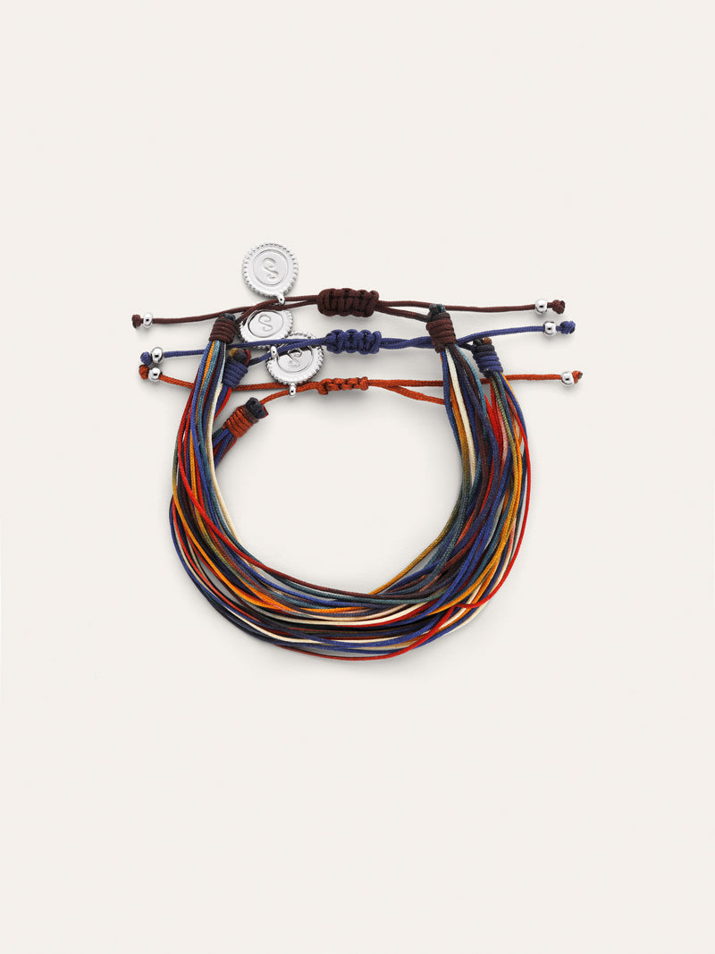 Pack 3 Pulseras Bruma Rainbow Acero