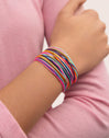 Pack 3 Pulseras Carla Rainbow Acero