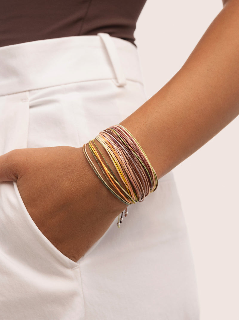 Pack 3 Pulseiras Forest Rainbow Aço