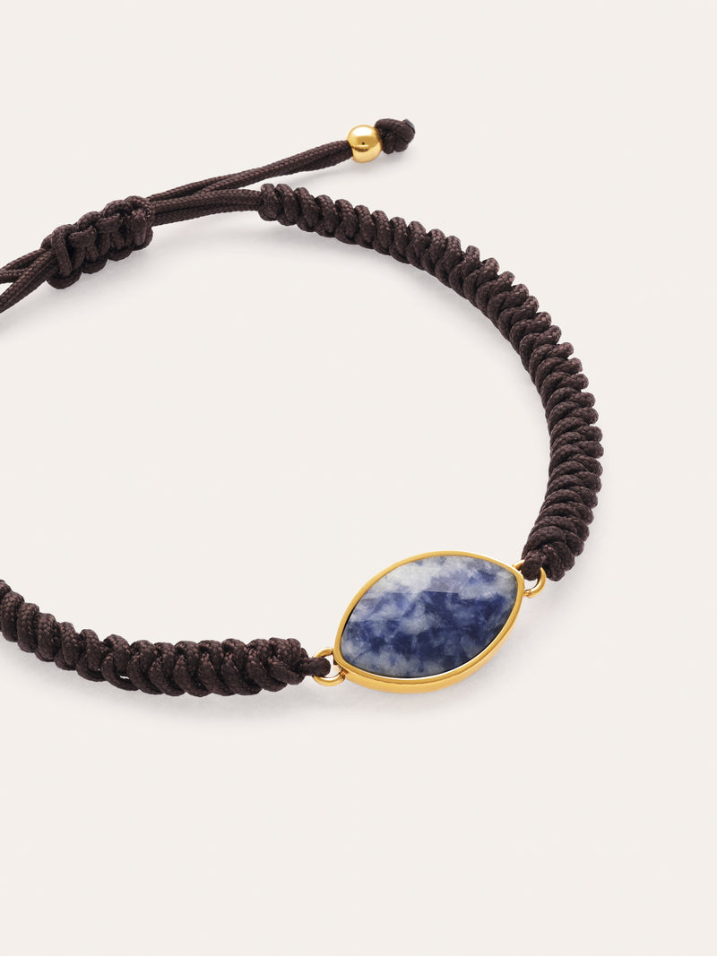 Alma Amulet Steel Gold-Plated Bracelet