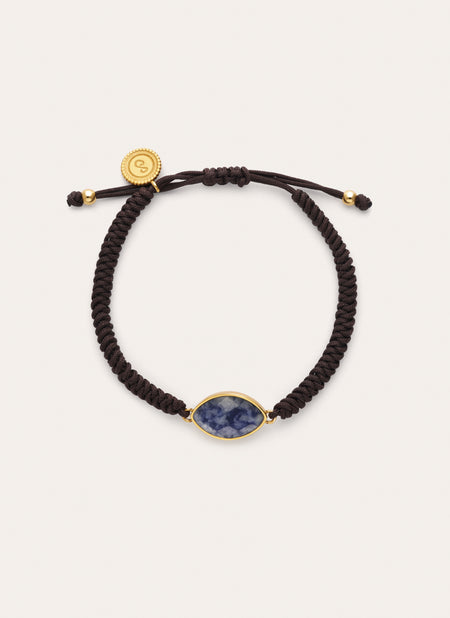 Alma Amulet Steel Gold-Plated Bracelet