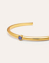 Imagen detalle de Bracciale Rigido Alma Cianite Placcato Oro