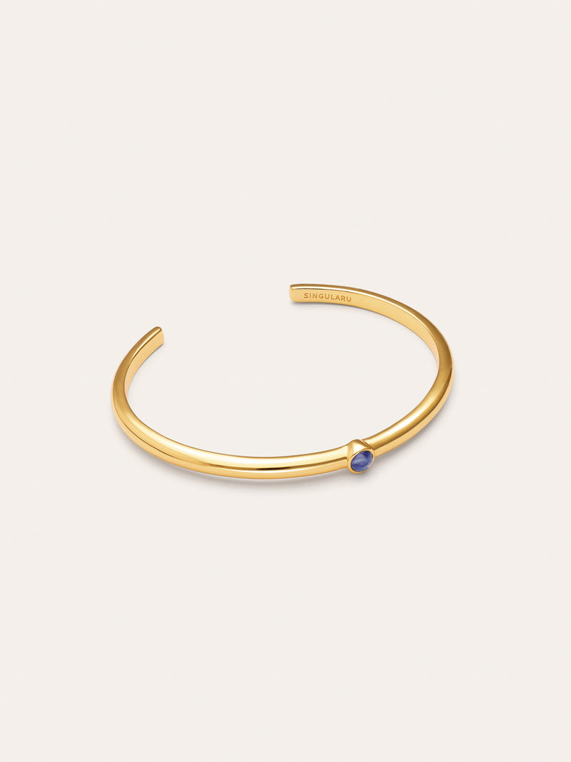 Bracciale Rigido Alma Cianite Placcato Oro