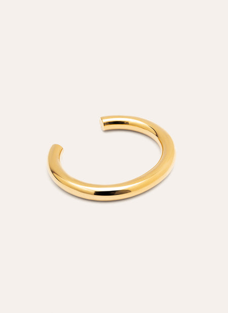 Brazalete Allegra Acero Baño Oro