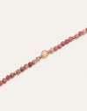 Pulsera Amulet Rodocrosita Acero Baño Oro