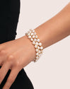 Pulsera Audrey Premium Acero Baño Oro