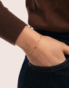 Pulseira Birthstone Banhada a Ouro