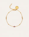 Pulseira Birthstone Banhada a Ouro