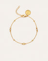 Pulseira Birthstone Banhada a Ouro