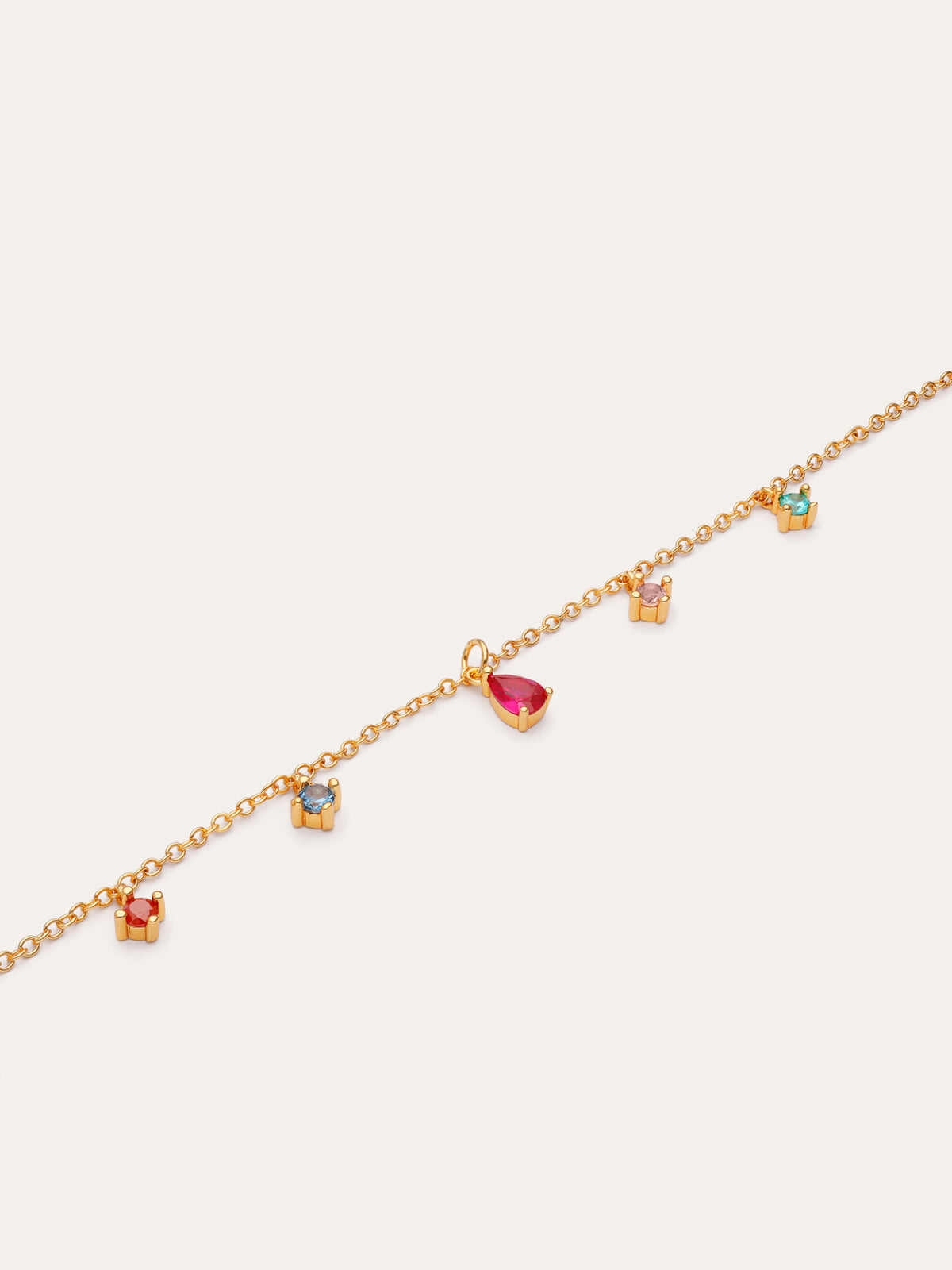 Imagen detalle de Armband Cascade Colors vergoldet
