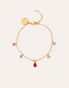 Armband Cascade Colors vergoldet