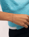 Armband Calypso Enamel Dots Staal verguld - puesto en modelo