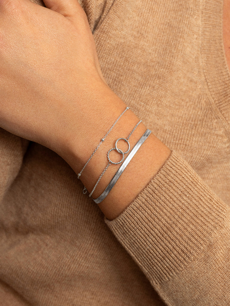 Pulseira Dots Prata