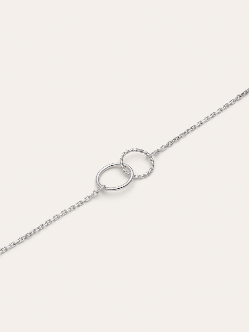 Pulsera Circles Twist Acero