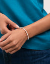 Bracciale Clara Acciaio Placcato Oro - puesto en modelo