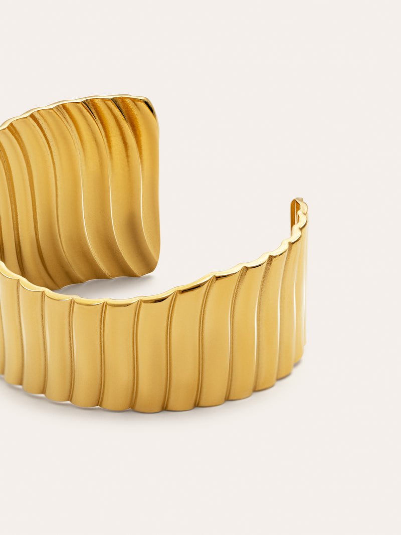 Bracelete Cordelia Aço Banho de Ouro