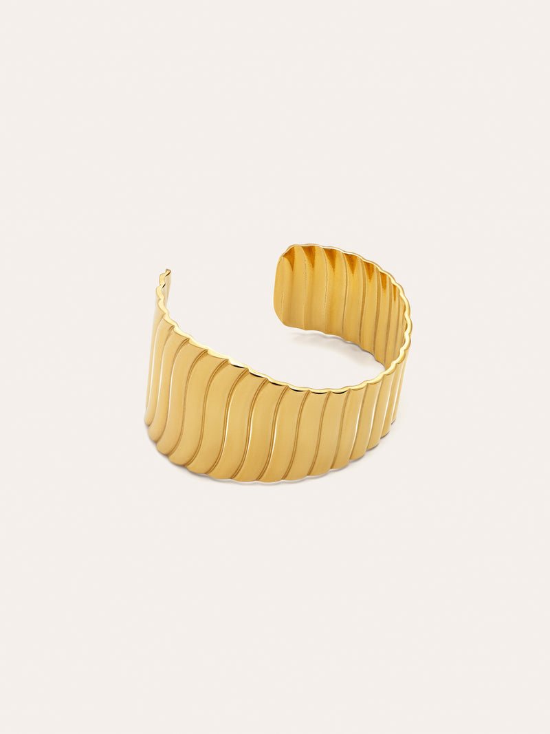 Bracelete Cordelia Aço Banho de Ouro