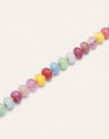 Pulsera Color Stones Acero Baño Oro