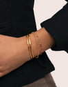 Crystal Summer Stainless Steel Gold Bracelet