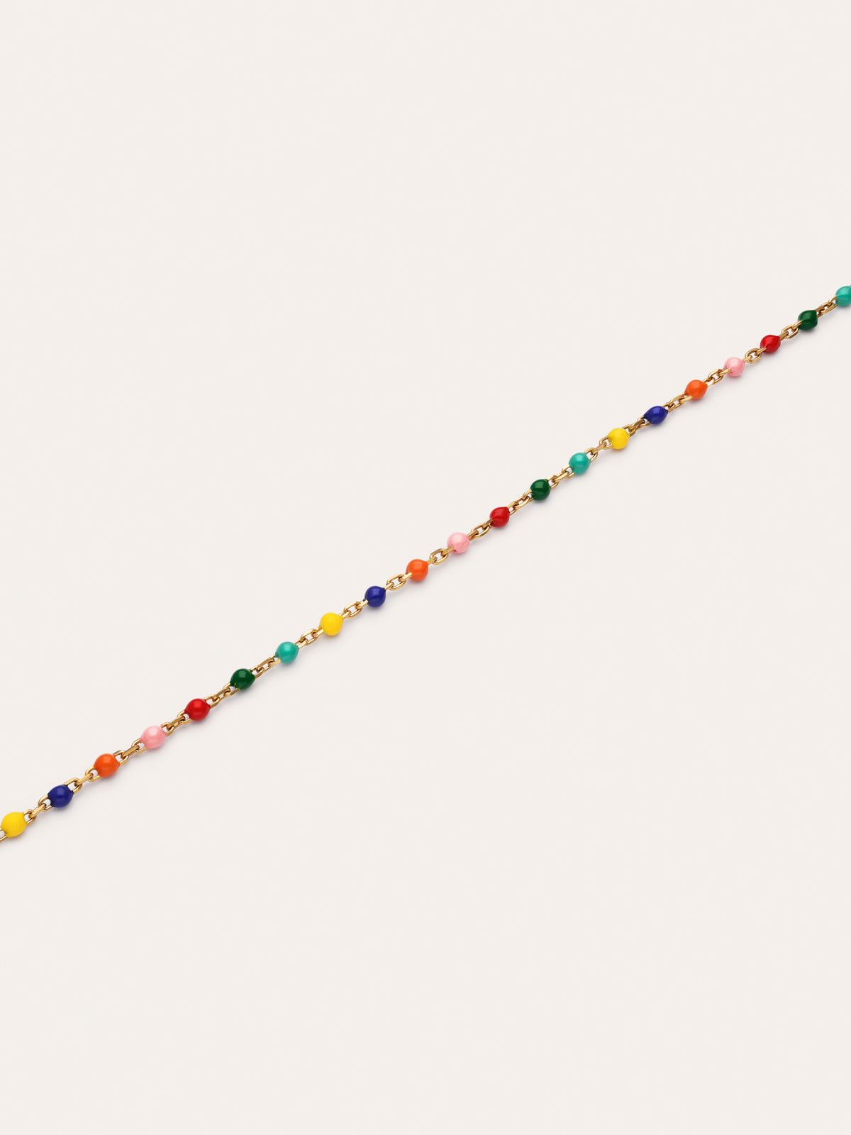 Imagen detalle de Bracelet Dots Colors Enamel Acier