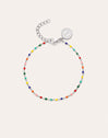 Bracelet Dots Colors Enamel Acier