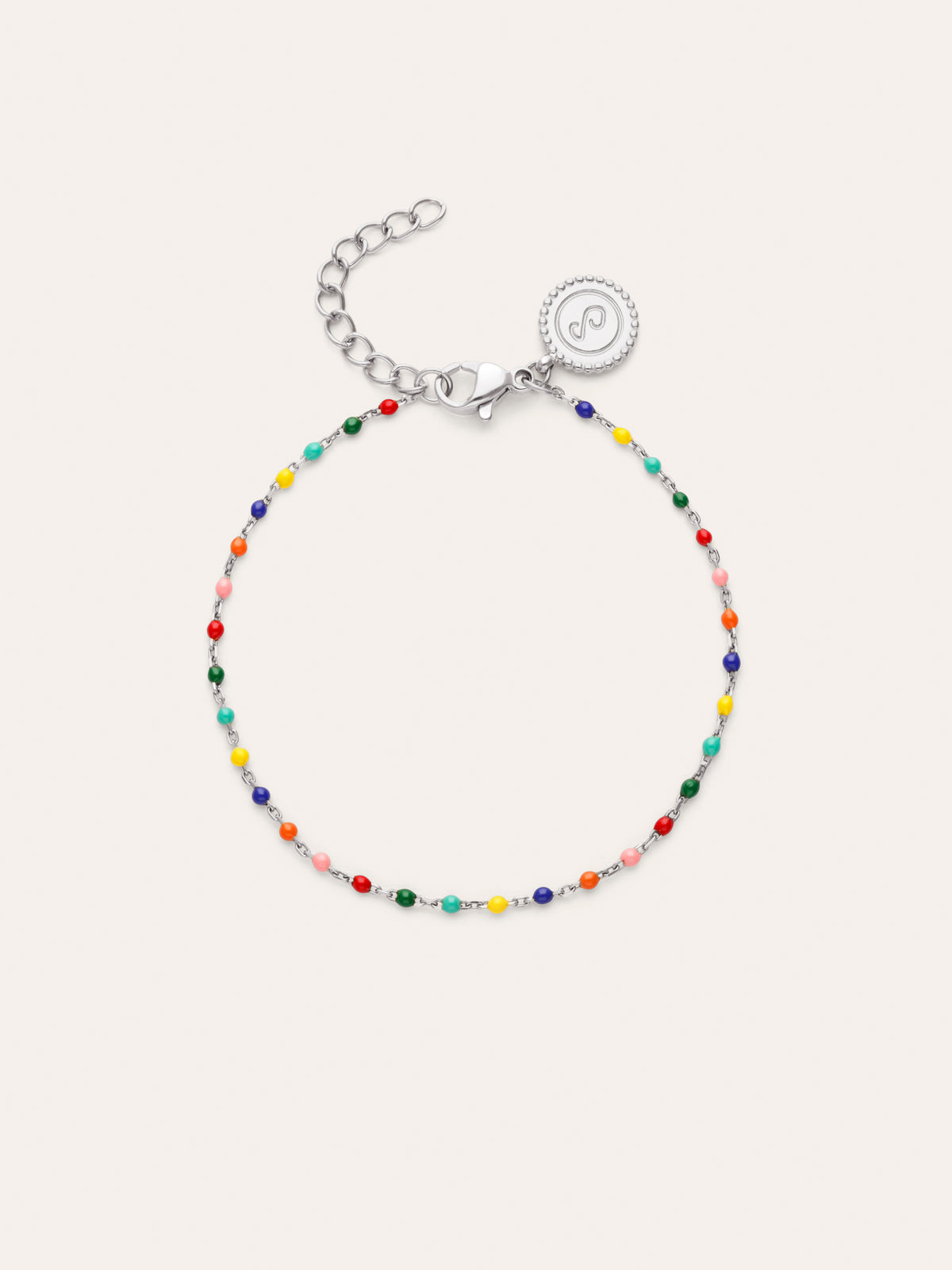 Bracelet Dots Colors Enamel Acier