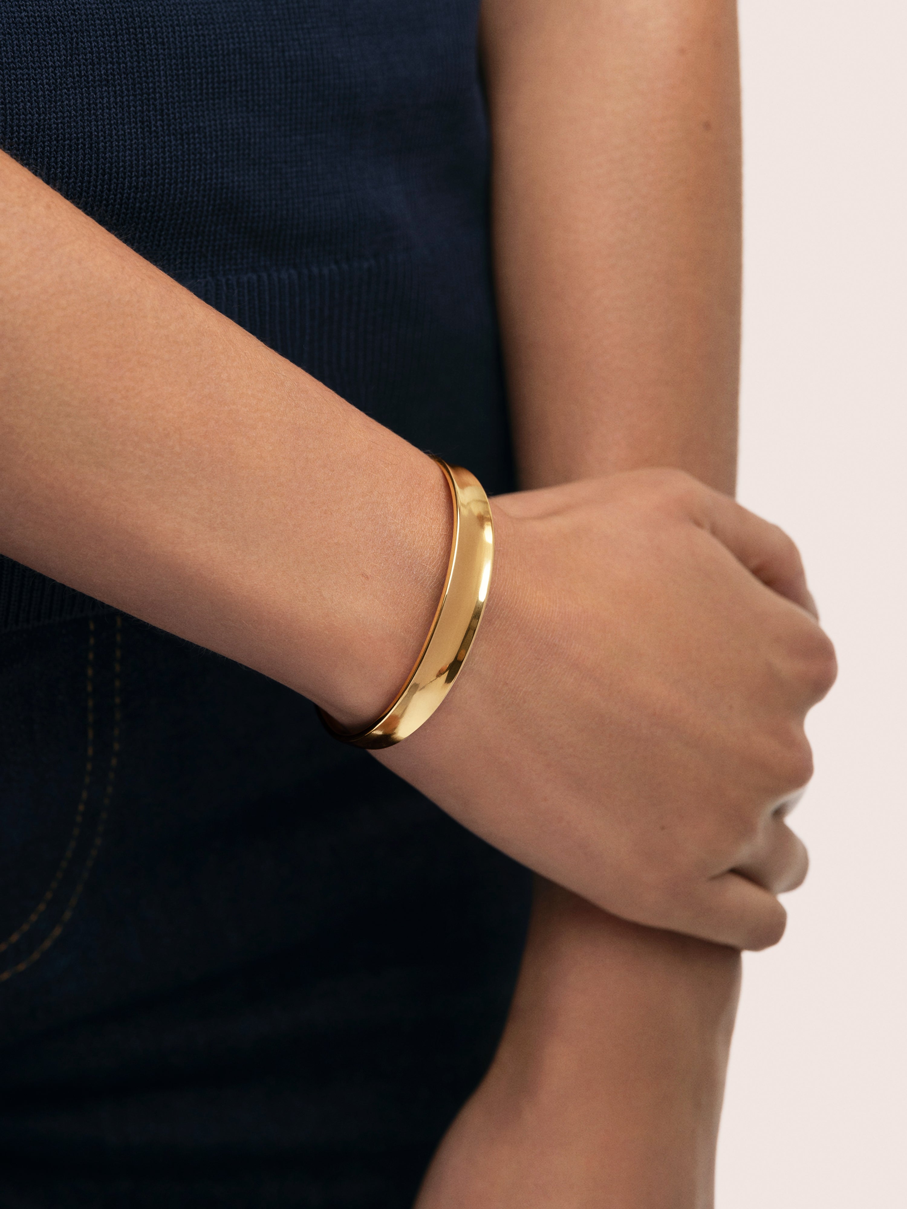 Brazalete Easy Acero Baño Oro