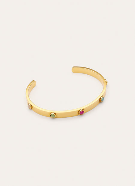 Pulseira Gina Aço Banho Ouro