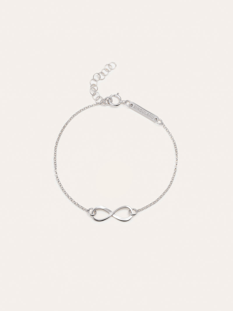 Pulseira Infinito Prata
