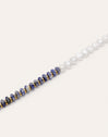 Indigo Pearl Armband Edelstahl mit 18kt Goldbeschichtung