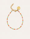 Pulseira Lumi Cores Aço Banho Ouro