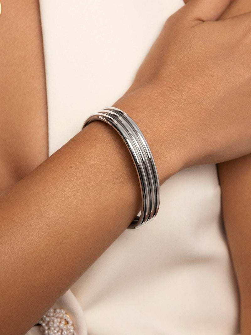 Bracelete Maxi Line Aço