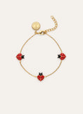Ladybug Gold Bracelet