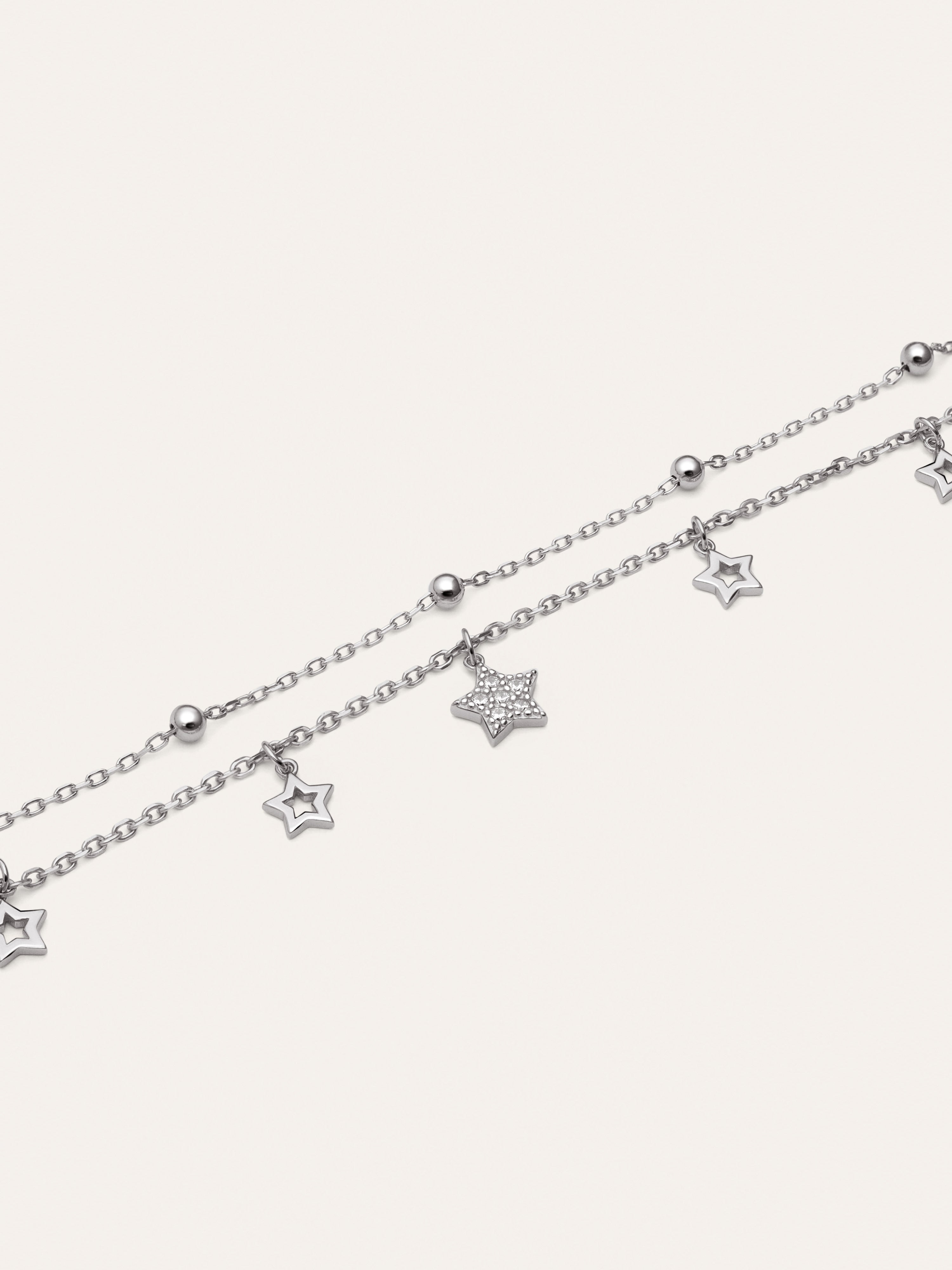 Thousands Stars Armband, Silber