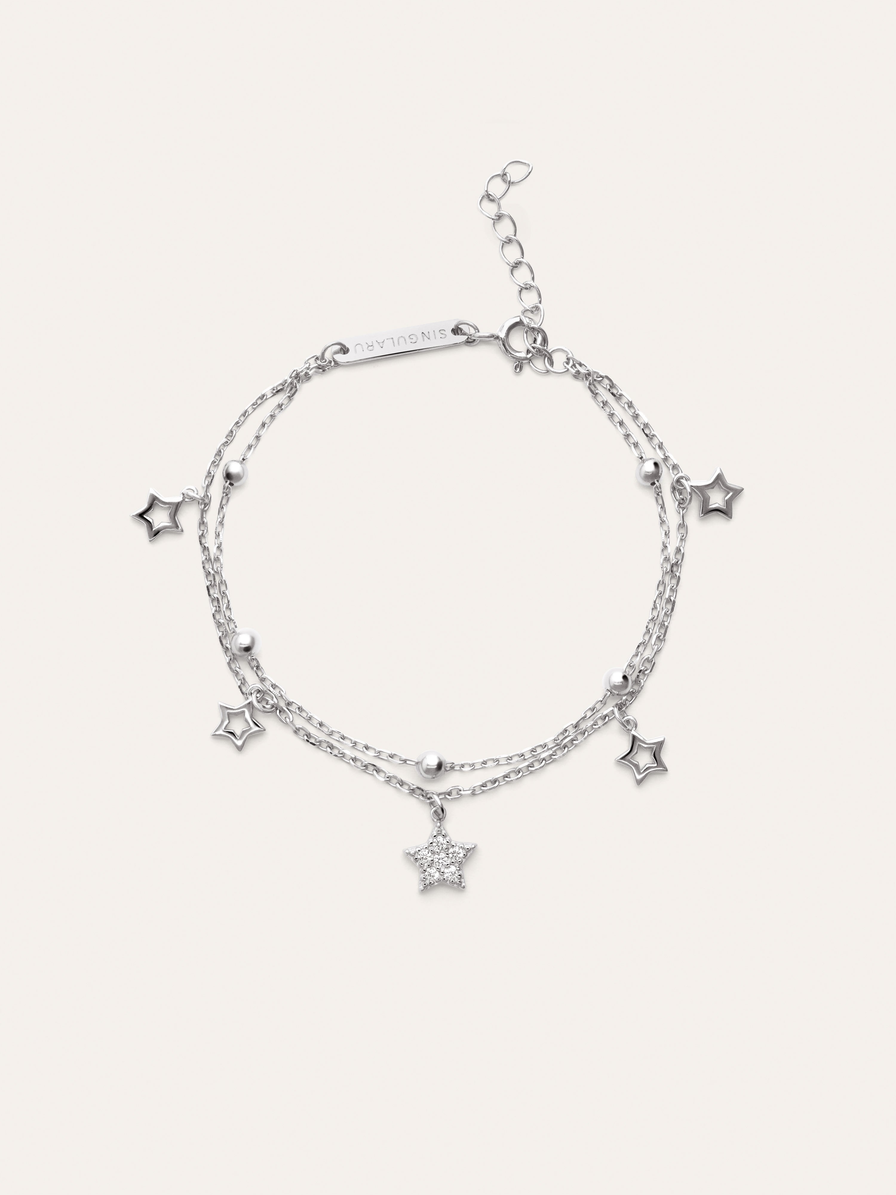 Thousands Stars Armband, Silber