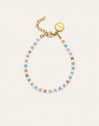 Pulsera Nacary Colors Acero Baño Oro